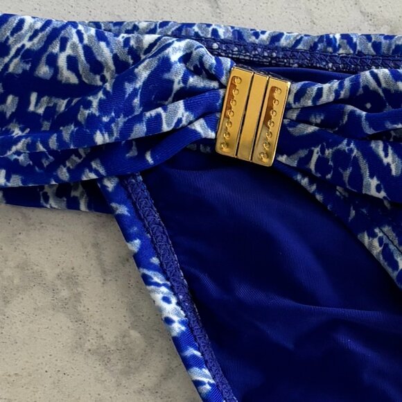 Vix Blue & White Bikini Bottoms - Size XS - NWT - Picture 7 of 7
